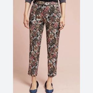 Meave Jacquard metallic pants